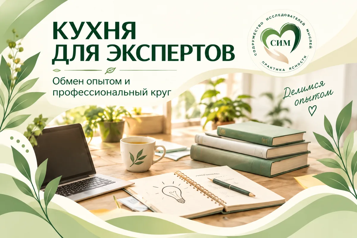 Кухня для экспертов — обмен опытом и профессиональный круг